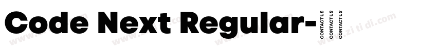 Code Next Regular字体转换